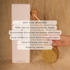 Dry body brush with cactus bristles and long handle - British product