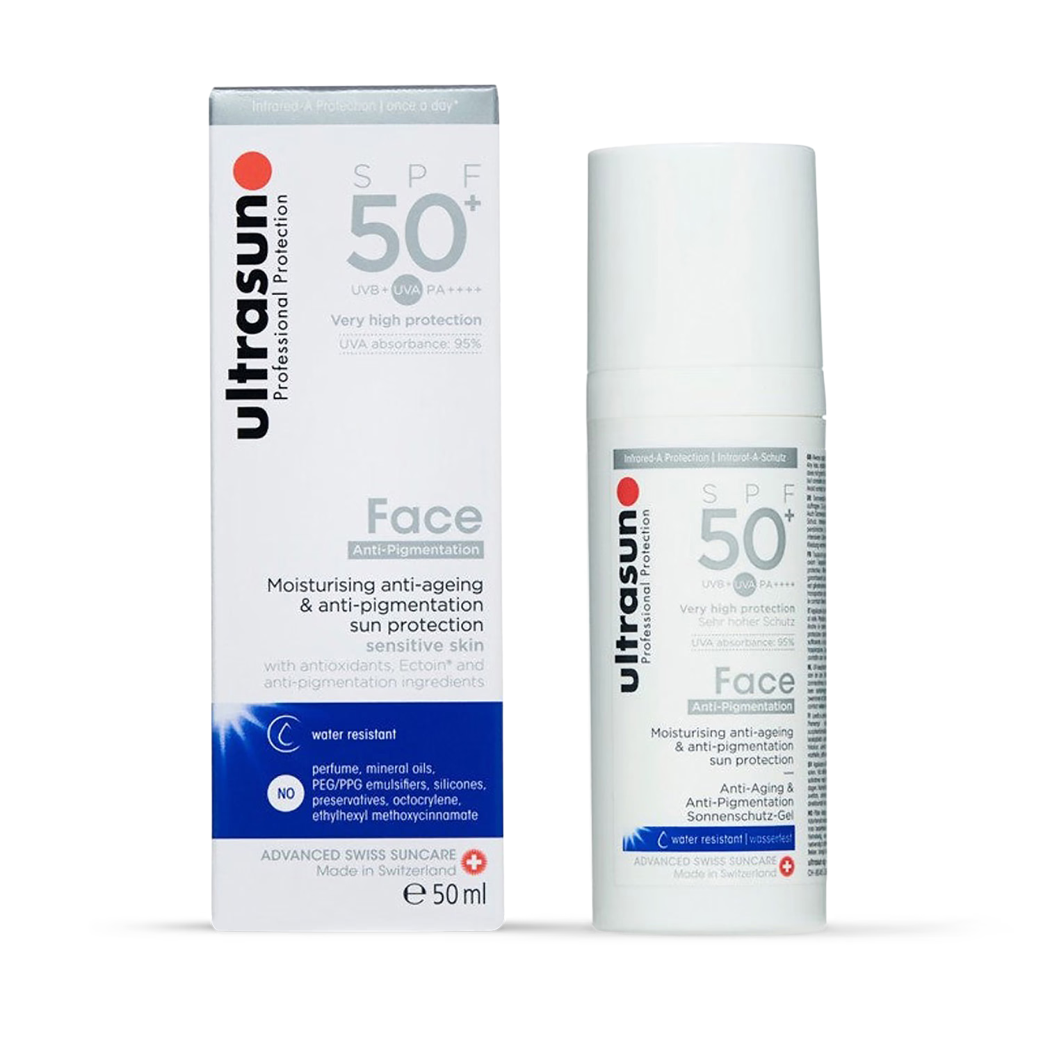 Ultrasun anti-pigmentation sunscreen 50ml (British brand)