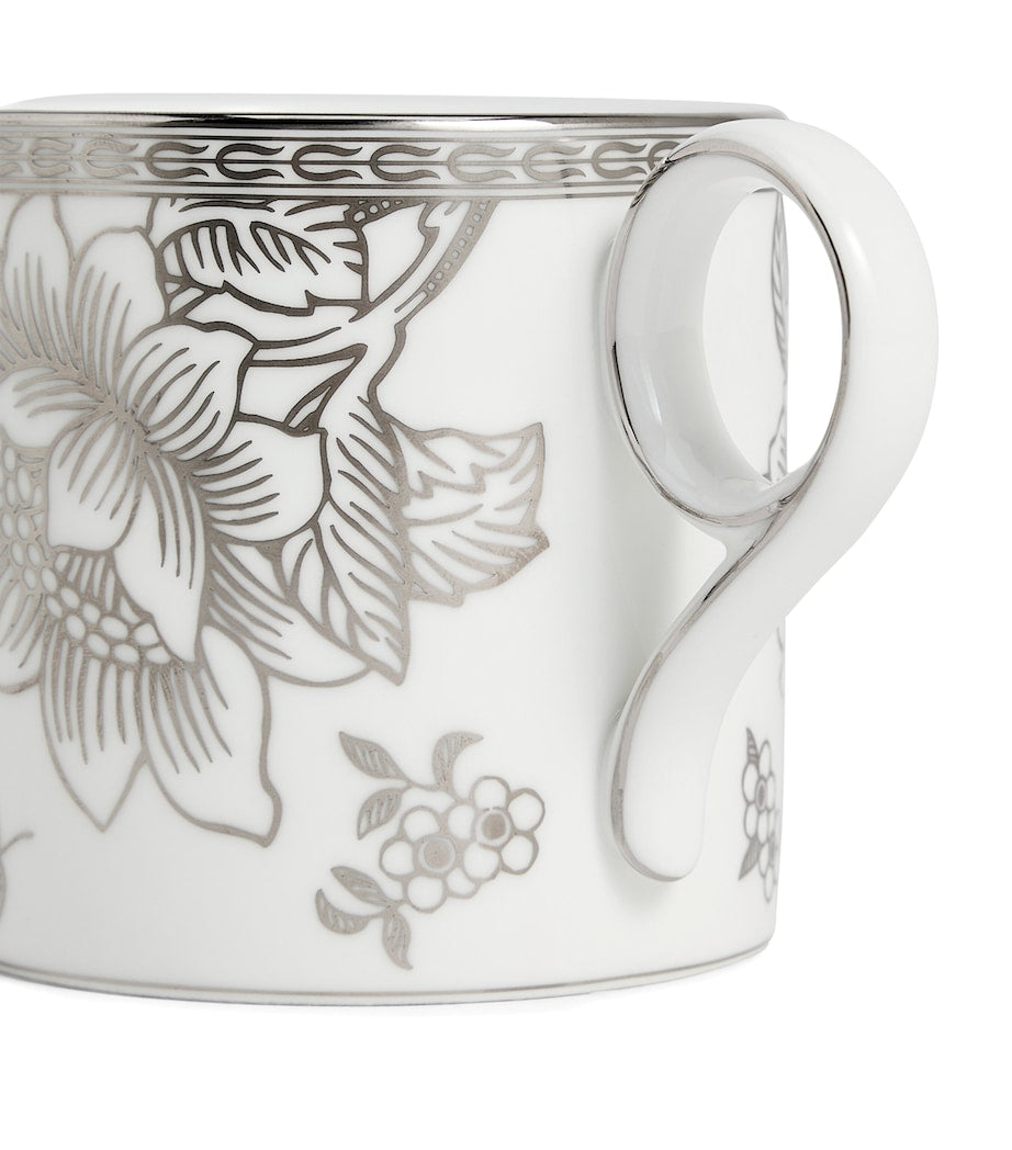 Wedgwood Silver Tonquin bone china mug (British brand)