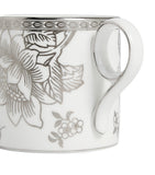 Wedgwood Silver Tonquin bone china mug (British brand)