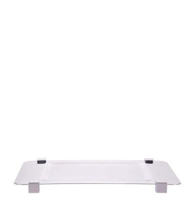 Harrods ZODIAC Square Chrome Tray Decorative Home Accessory- Buy online at McGrocer