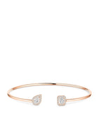 Messika My Twin pink gold diamond bangle 0.35ct, UK version