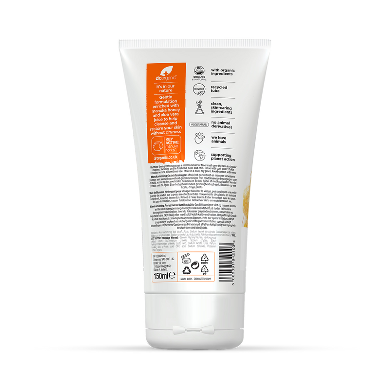 Dr Organic Manuka Honey Gentle Face Wash 150ml - British product