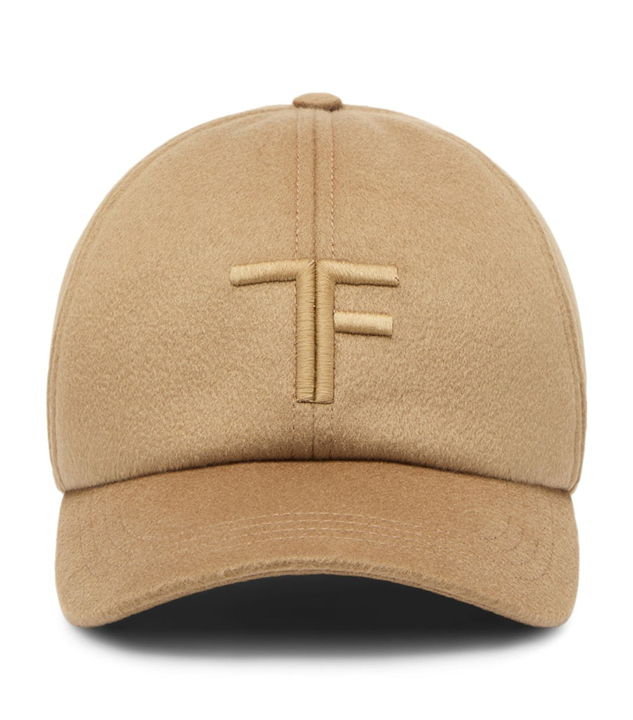 TOM FORD Suede Logo Baseball Cap