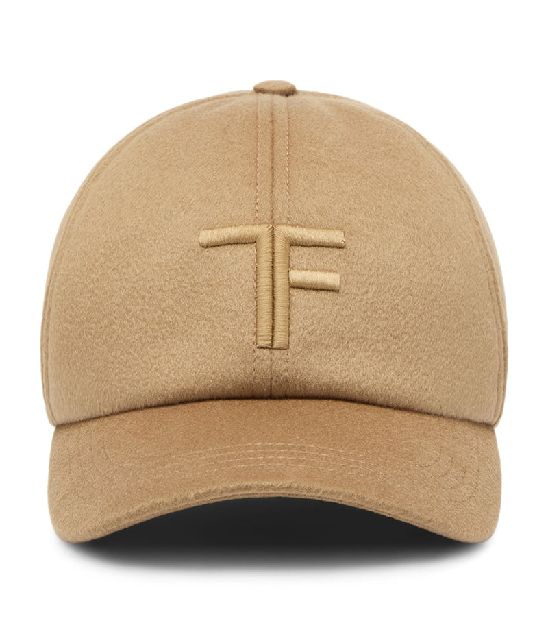 TOM FORD Suede Logo Baseball Cap