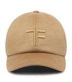 TOM FORD Suede Logo Baseball Cap