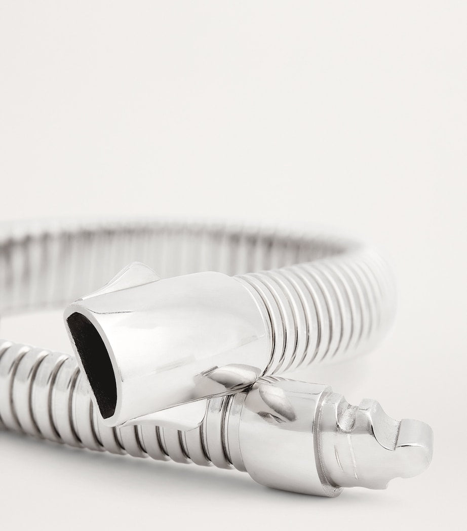 Tom Wood Tubogas bracelet in recycled sterling silver (British brand)