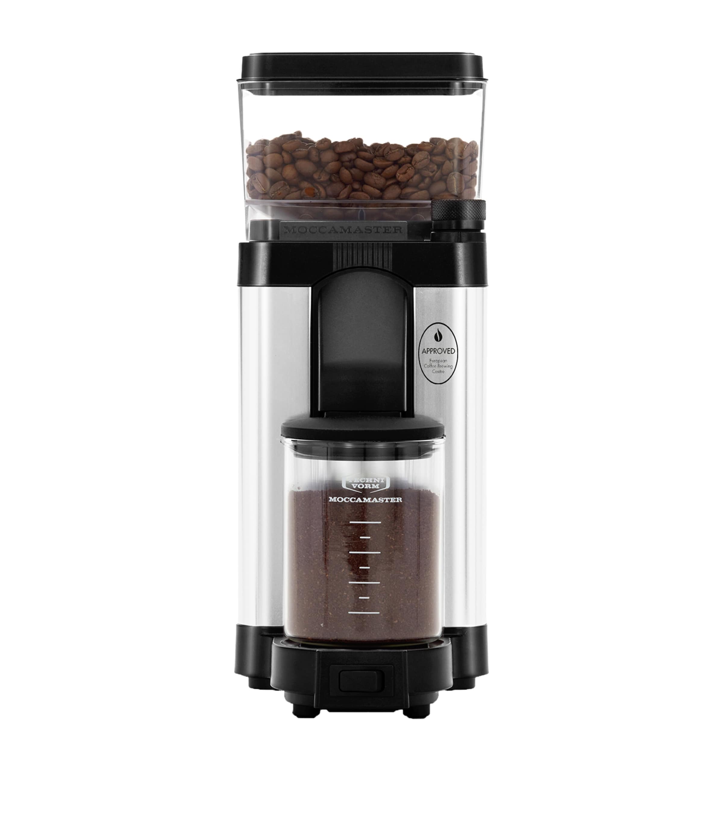 Moccamaster KM5 coffee grinder, imported from the UK