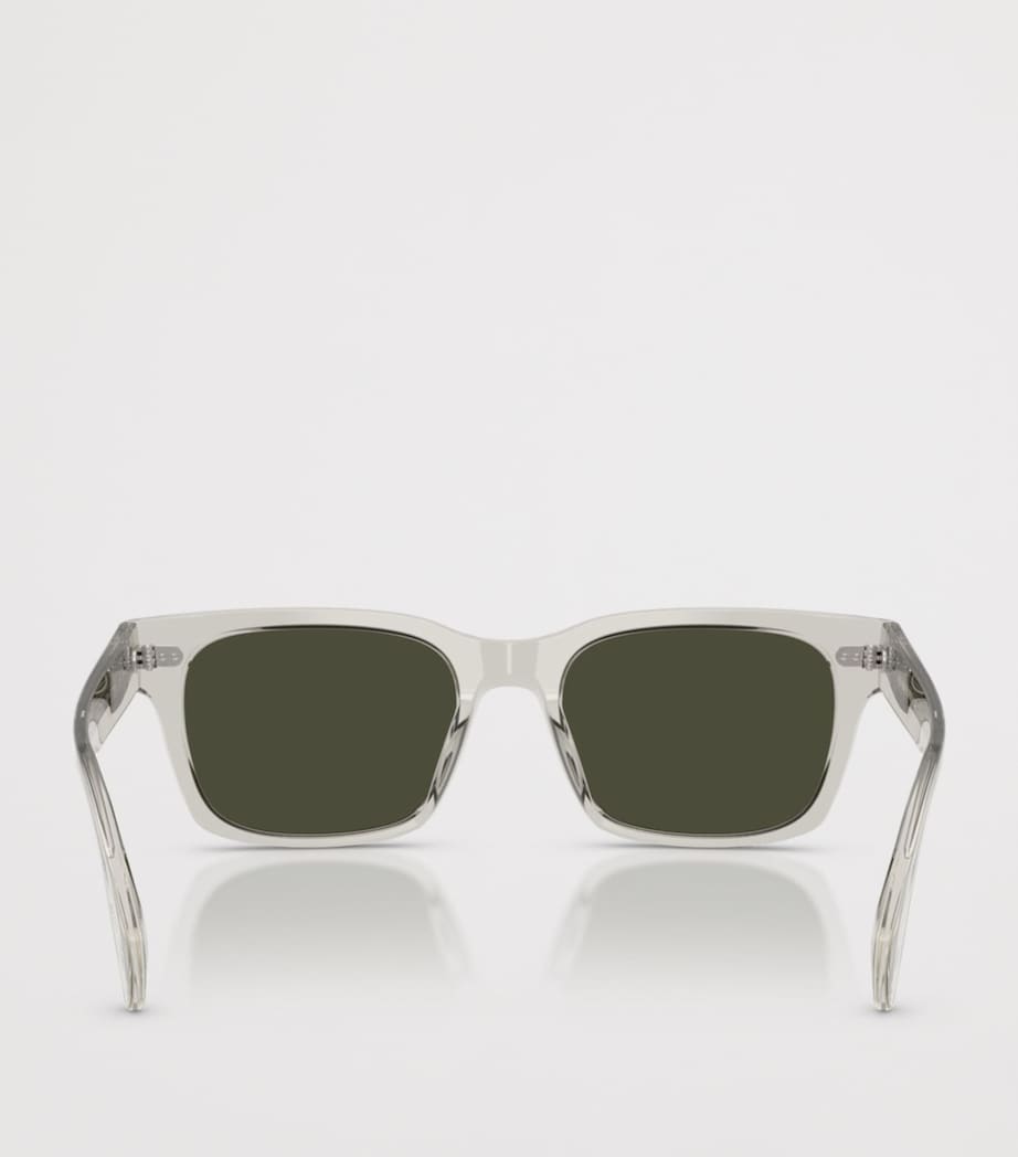 Oliver Peoples Ryce rechteckige Sonnenbrille, UK-Version