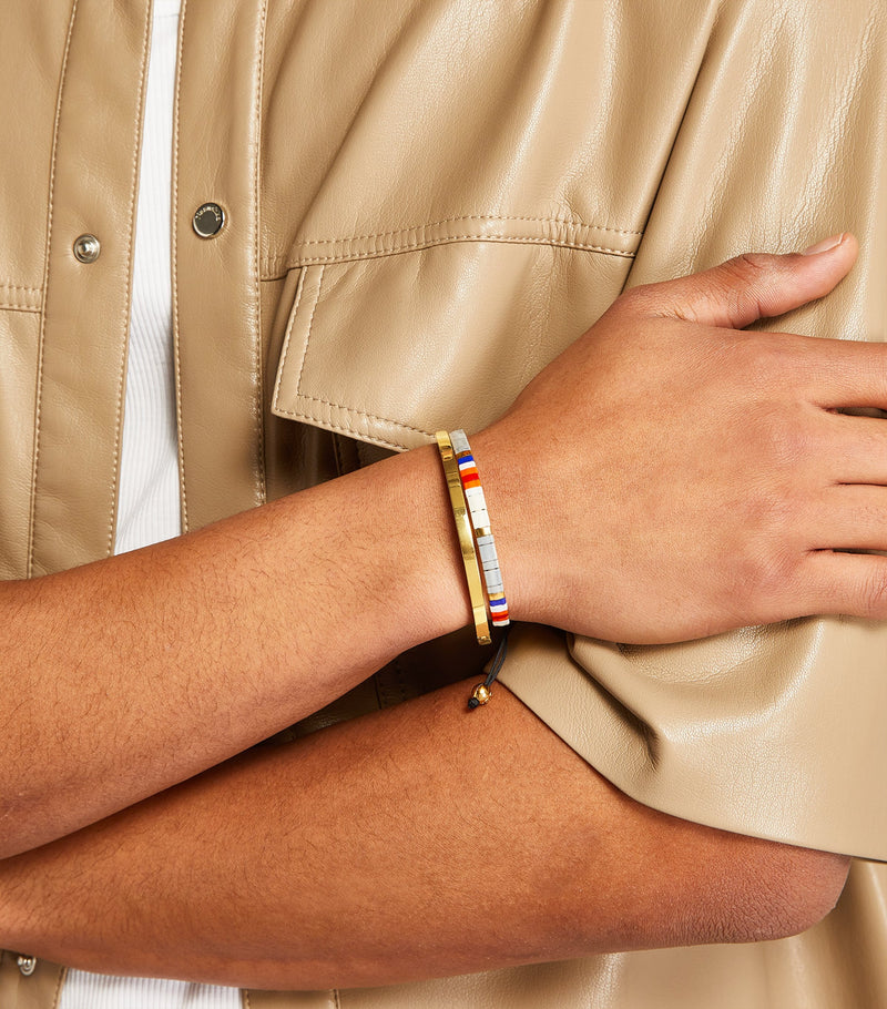 Nialaya gold-plated Simplicity bangle (British brand)