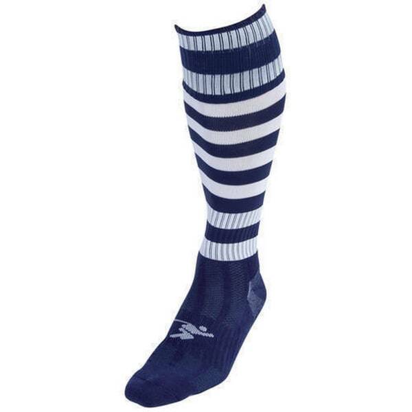 Precision Adult Pro Hooped Football Socks (7-12) GOODS Superdrug Navy/White  