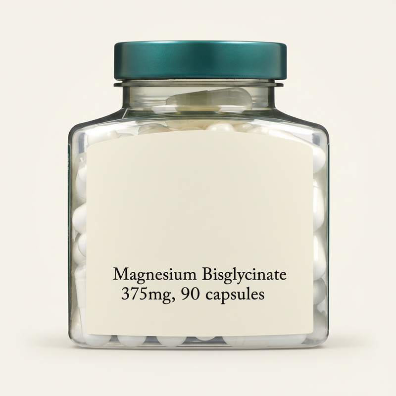 Holland & Barrett Magnesium Bisglycinate 375mg 30 Capsules