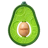 Nuby Avocado Silicone Wooden Teether Baby Accessories & Cleaning Boots   