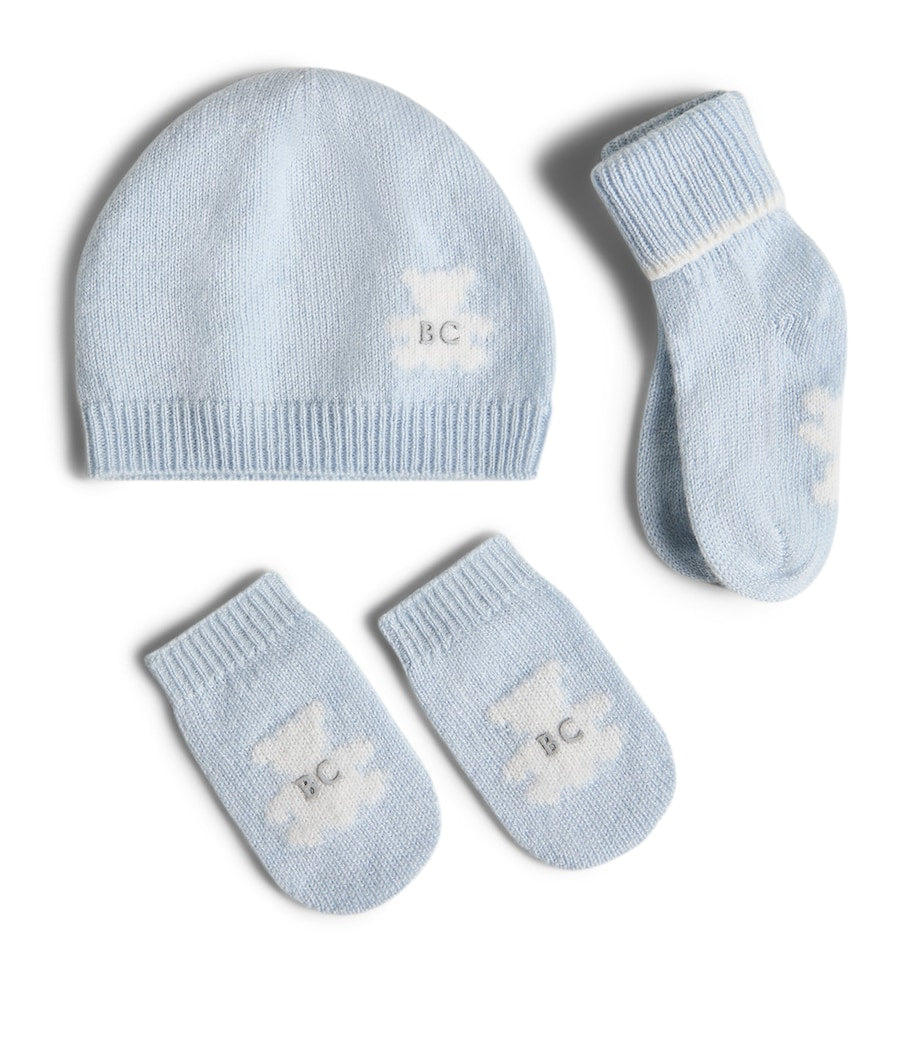 Brunello Cucinelli cashmere beanie mittens socks set 0-36 months - British product