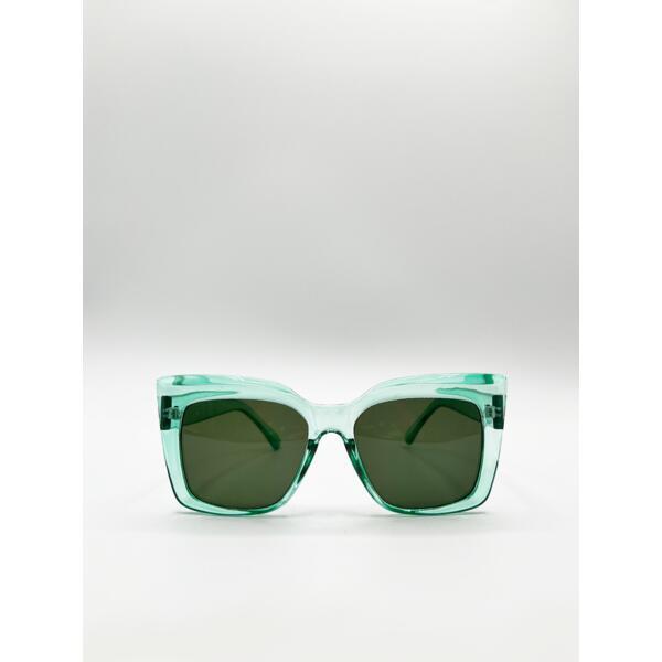 SVNX cat eye sunglasses clear plastic frame, UK version