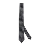 Giorgio Armani silk arrow jacquard tie 8cm, UK version