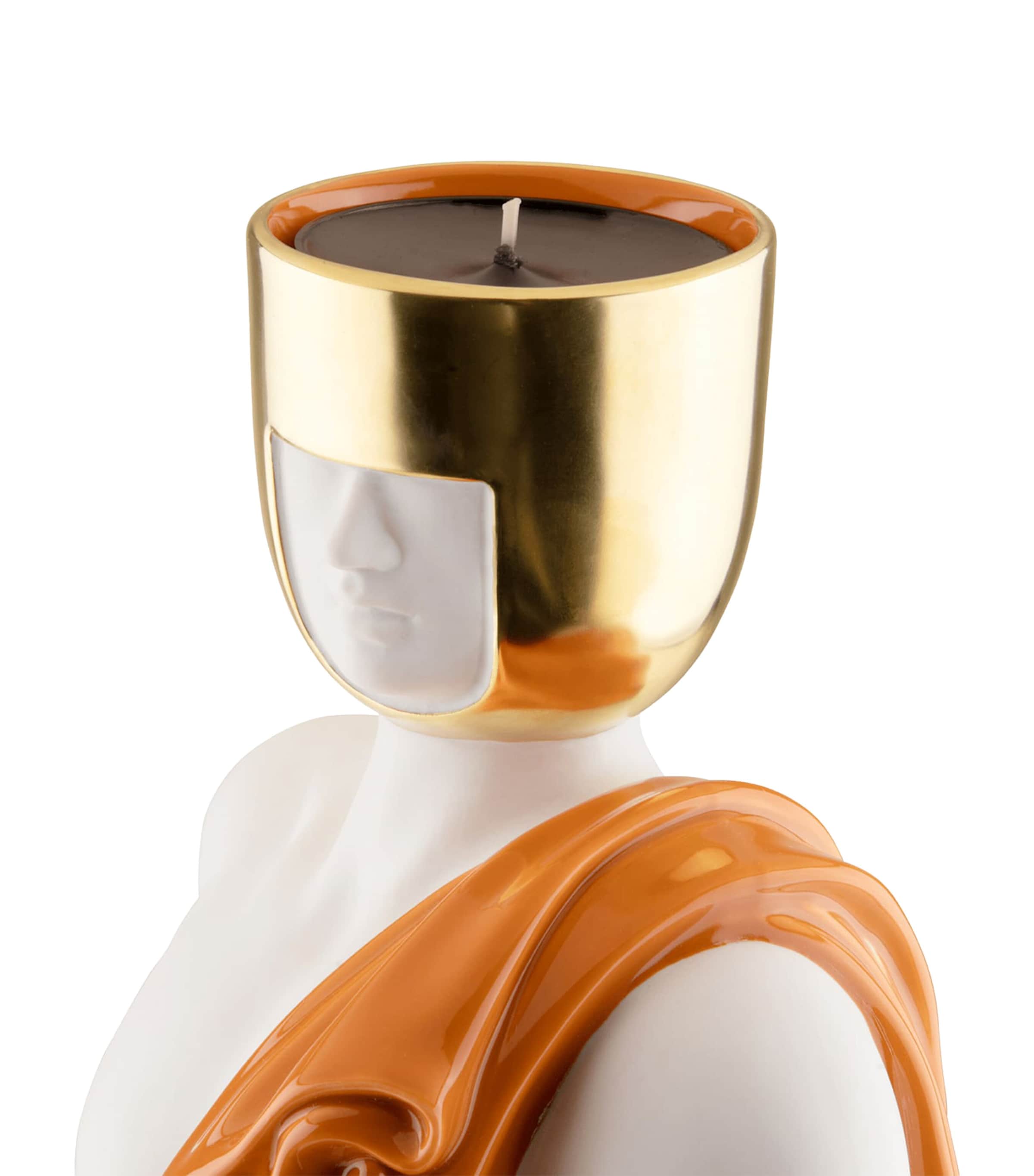 GINORI 1735 porcelain candle holder set with 18 scented candles 3.9kg - British product
