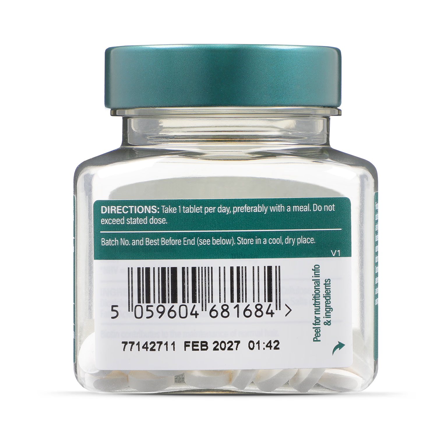 Holland & Barrett Biotin 1000ug Hair Tablets 60, UK version