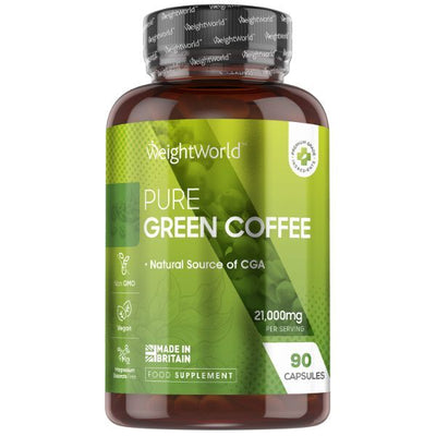 Superdrug WeightWorld Pure Green Coffee Bean Extract Capsules 90 Capsules- Buy online at McGrocer