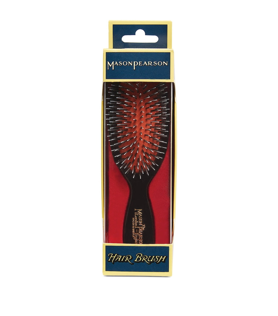 Mason Pearson pocket hairbrush with mixed bristles (British brand)