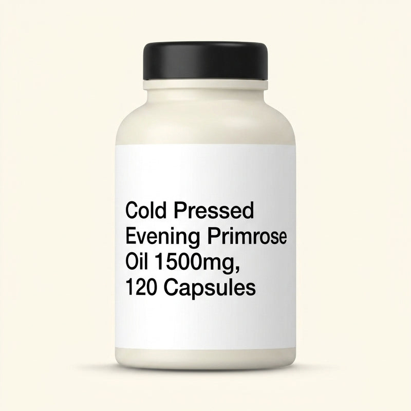 Holland & Barrett evening primrose oil 1500mg capsules (British brand)