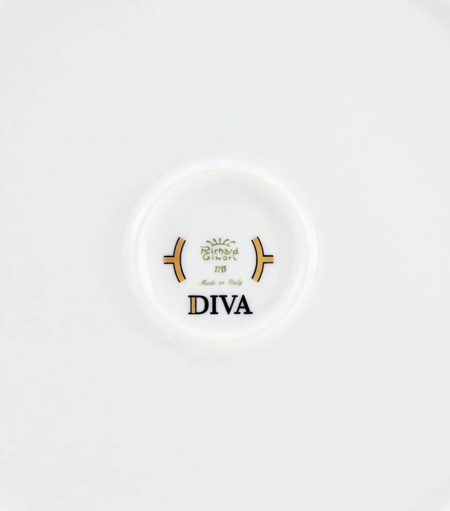 GINORI 1735 porcelain salad bowl Verde 24cm, UK version