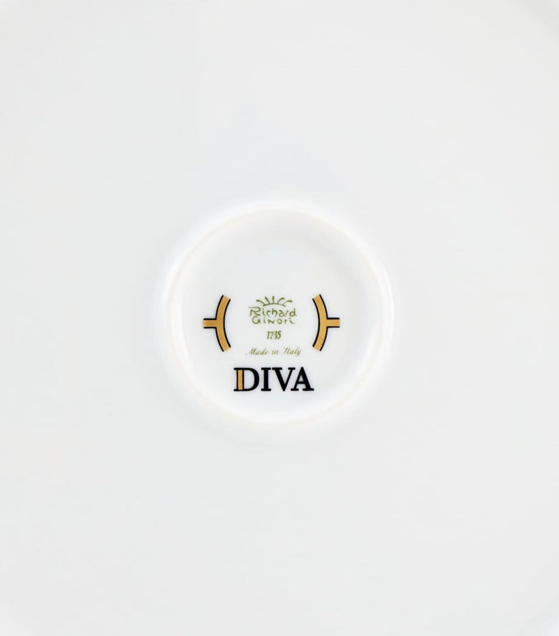 GINORI 1735 porcelain salad bowl Verde 24cm, UK version