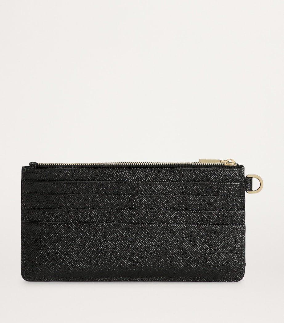 Dolce&Gabbana grained leather card holder logo plaque, UK version