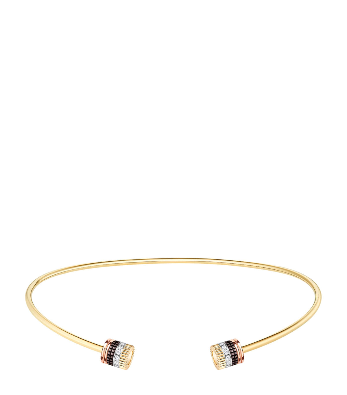 Yellow Gold and Diamond Quatre Classique Open Necklace