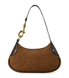 Mulberry small suede Hackney shoulder bag, UK version