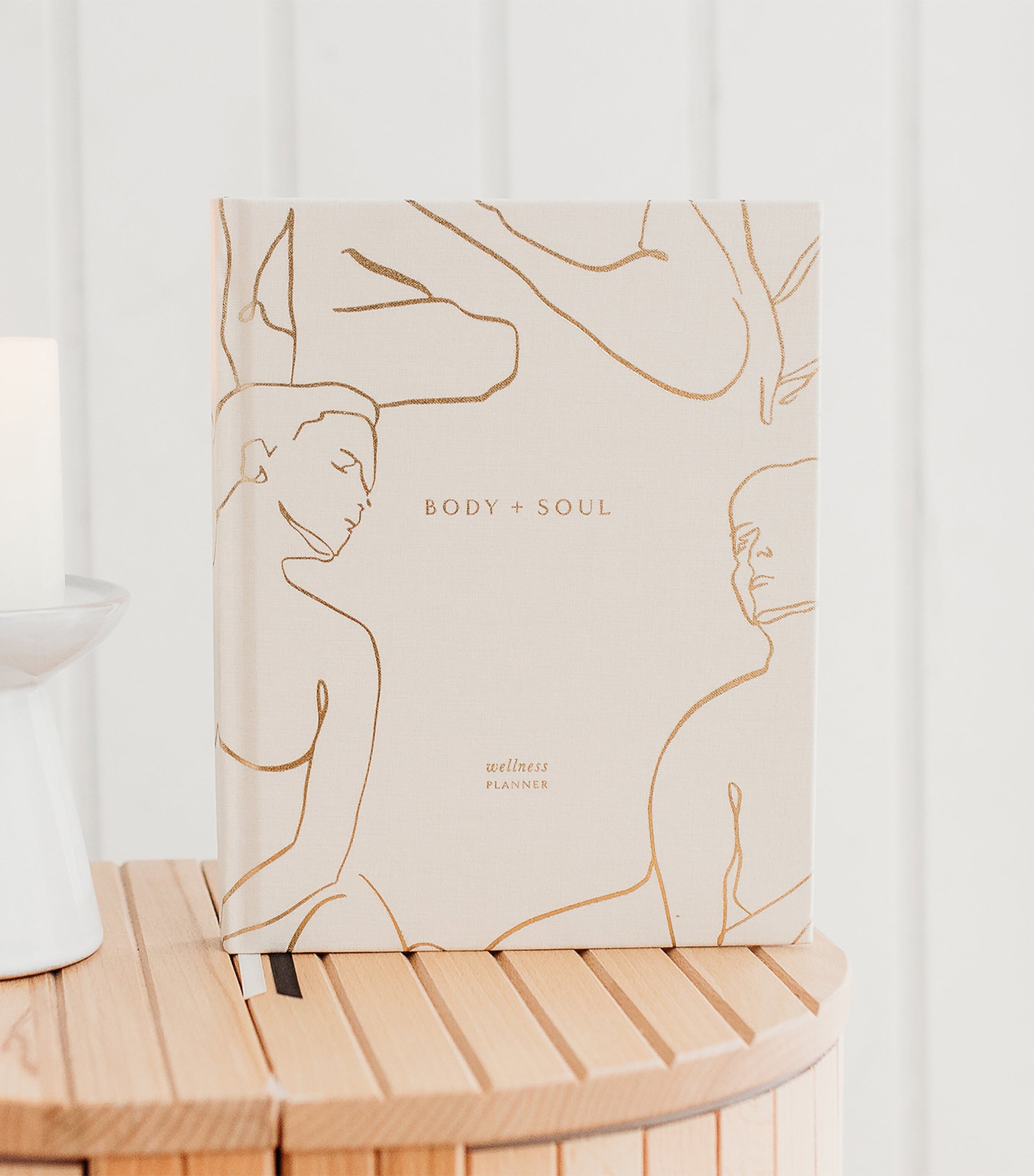 Blush and Gold Body + Soul Wellness Journal & Planner - British product