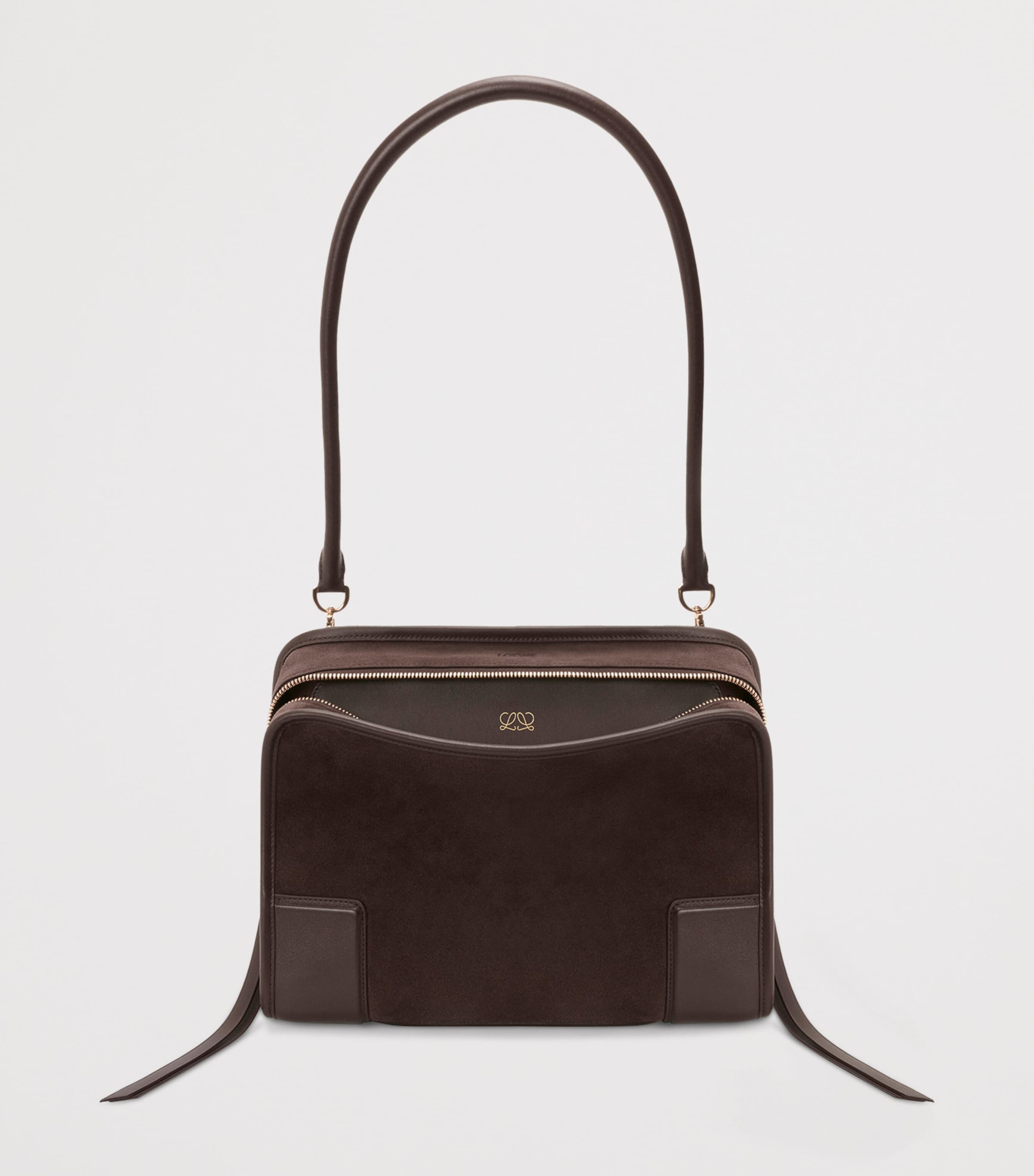 LOEWE Medium Suede Amazona 180 top-handle bag, UK version