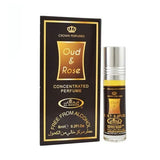 Al Rehab Oud & Rose roll-on perfume oil 6ml, UK version