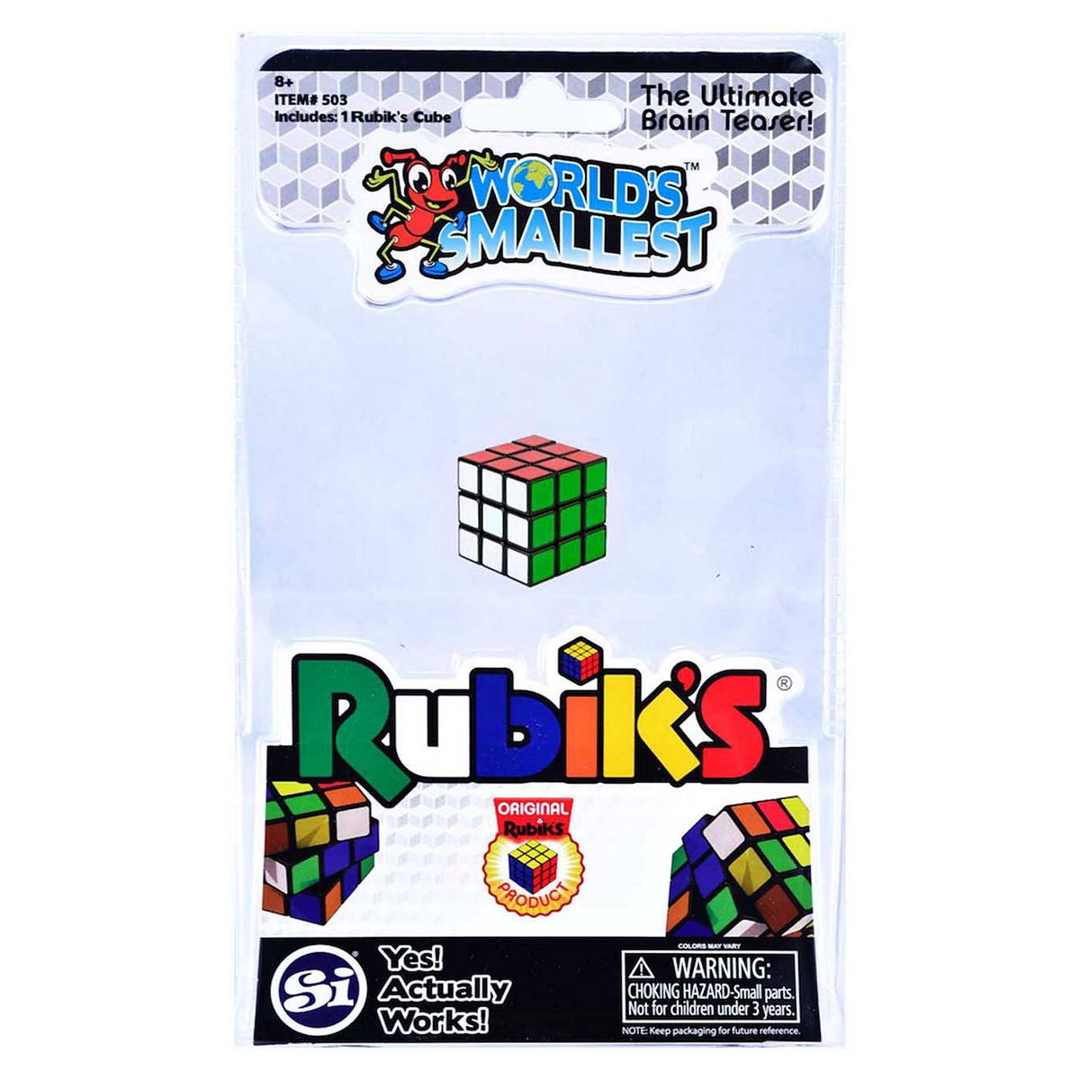 World's Smallest Rubiks Cube & Uno Set GOODS Boots   