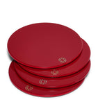 Set of four Baccarat Octogone coasters - British product