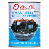 Chin Chin grass jelly dessert, traditional Asian jelly - British product