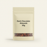 Holland & Barrett dark chocolate matcha almonds 30g, UK version