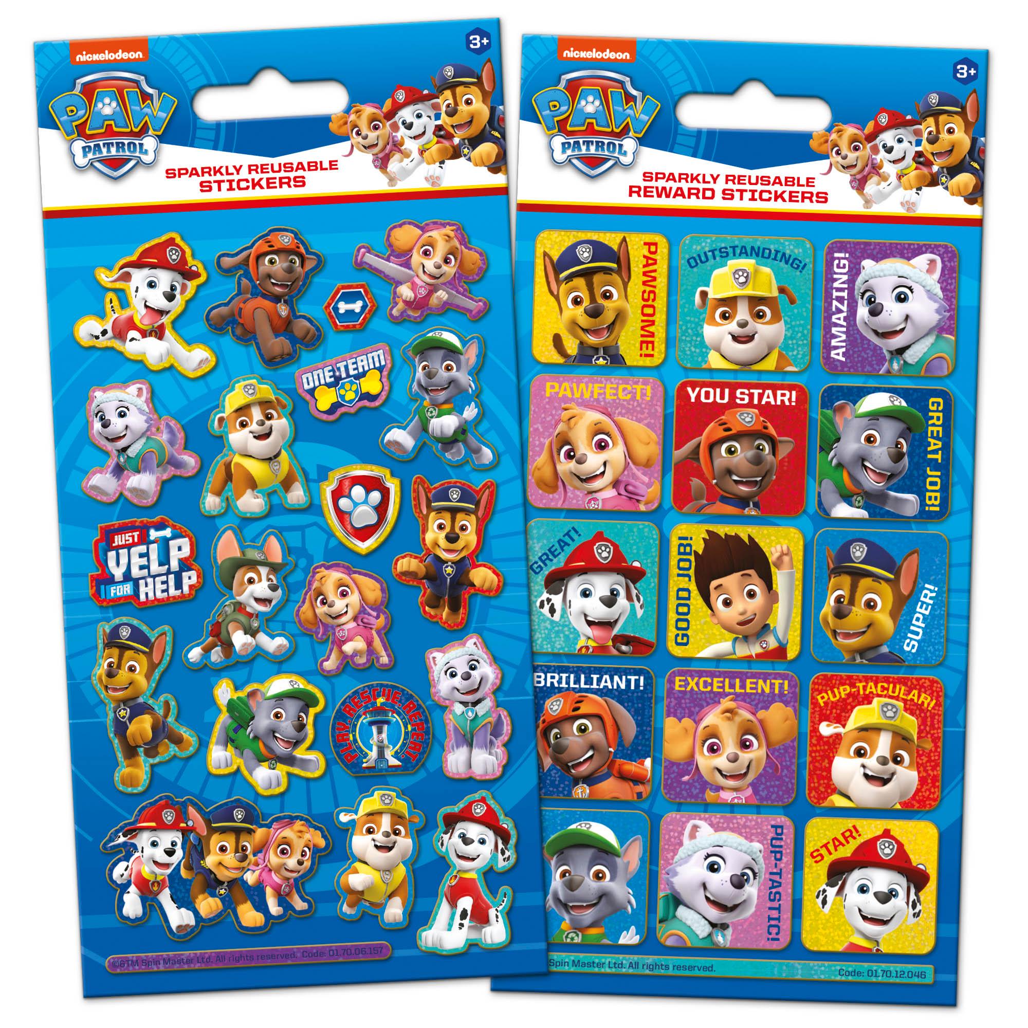 Paw Patrol Stickers GOODS Sainsburys   