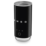 Smeg mini milk frother in black, imported from the UK