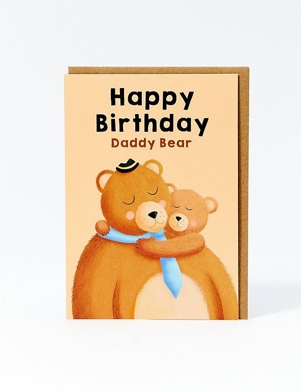 Daddy Bear Birthday Card Default Title