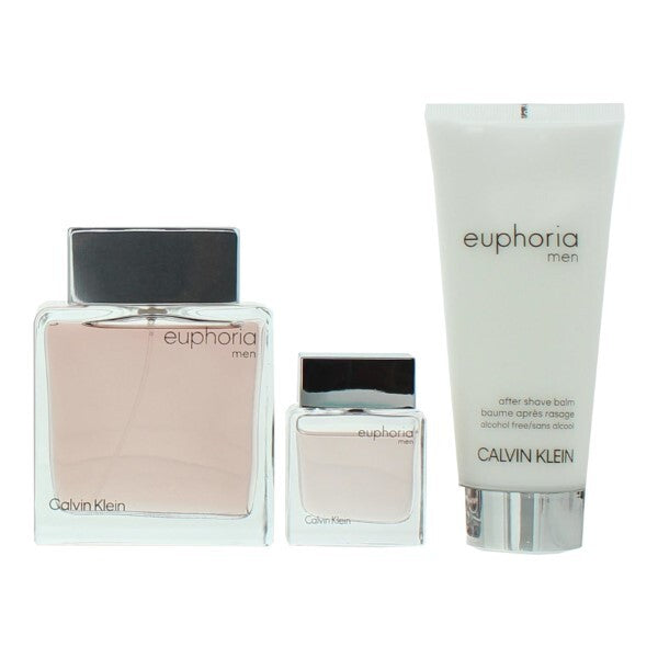 Calvin Klein Euphoria Men fragrance gift set 100ml - British product