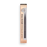 Revolution Hair Stroke Brow Pen Dark Brown GOODS Superdrug   