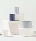 Wedgwood Gio Pinstripe Teapot bone china, UK version