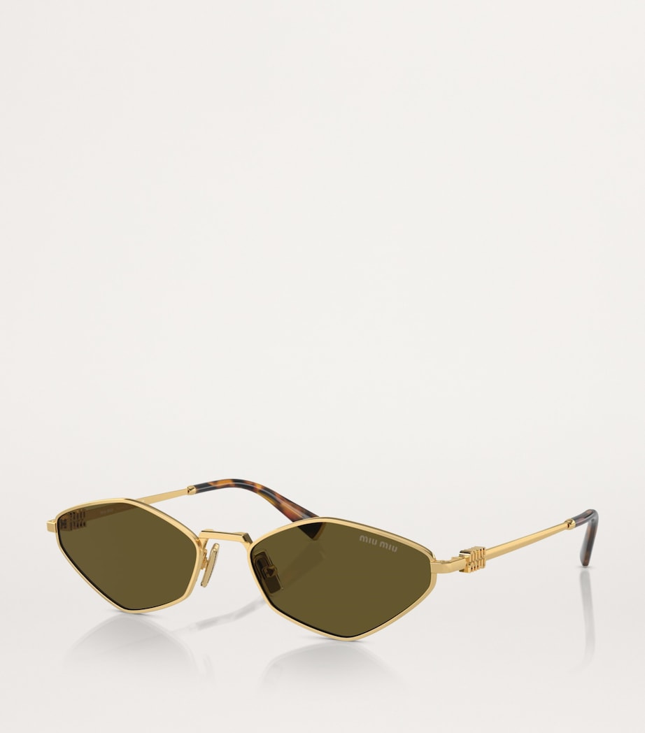 Miu Miu metal oval sunglasses - British product
