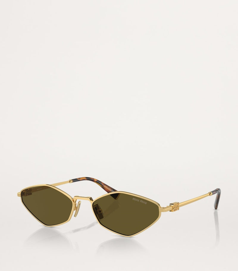 Miu Miu metal oval sunglasses - British product