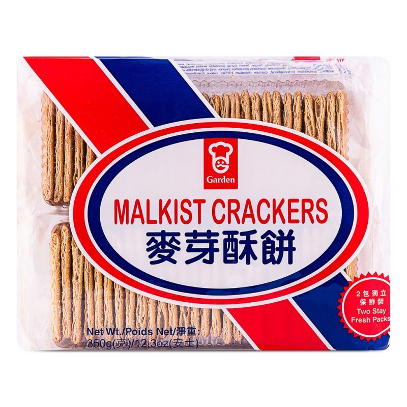 Garden Malkist malt crackers with crisp crunch, UK version