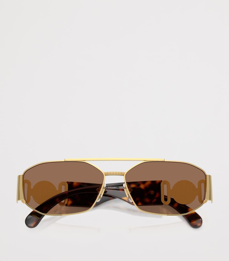 Versace metal rectangle sunglasses VE2287 - British product