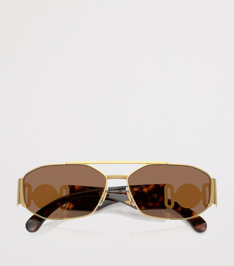 Versace metal rectangle sunglasses VE2287 - British product