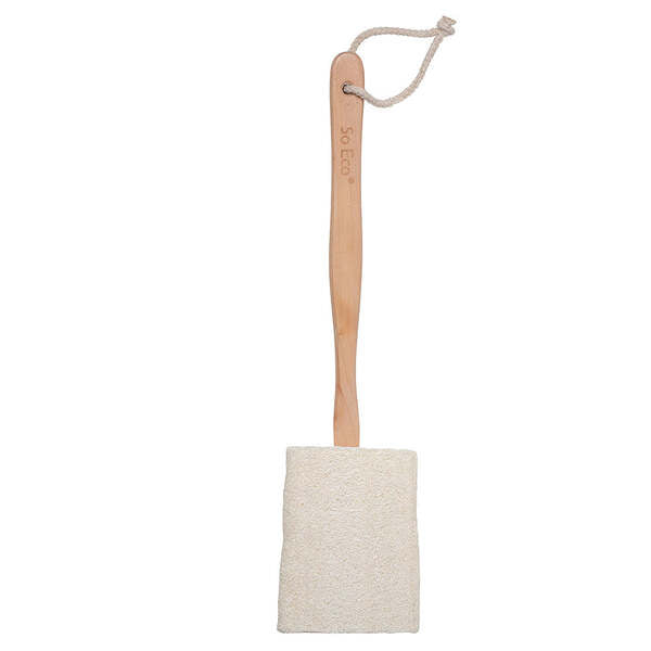 So Eco Flat Loofah with Wooden Handle GOODS Superdrug   