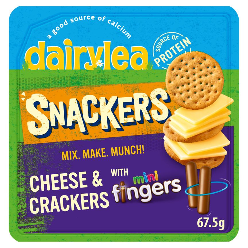 Dairylea Snackers Cheese & Crackers with Mini Cadbury Fingers